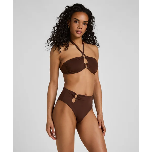 Bandeau Bikini Top Madrid - Marron