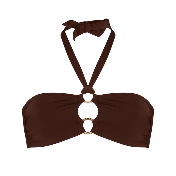 Bandeau Bikini Top Madrid - Marron
