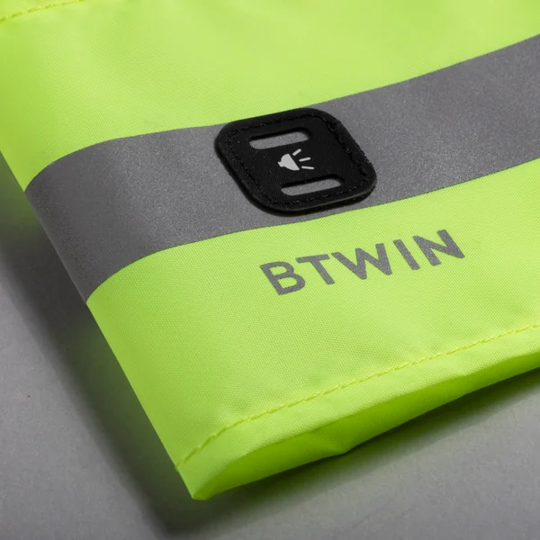 BANDEAU DE VISIBILITE DE SAC JOUR NUIT JAUNE FLUO
