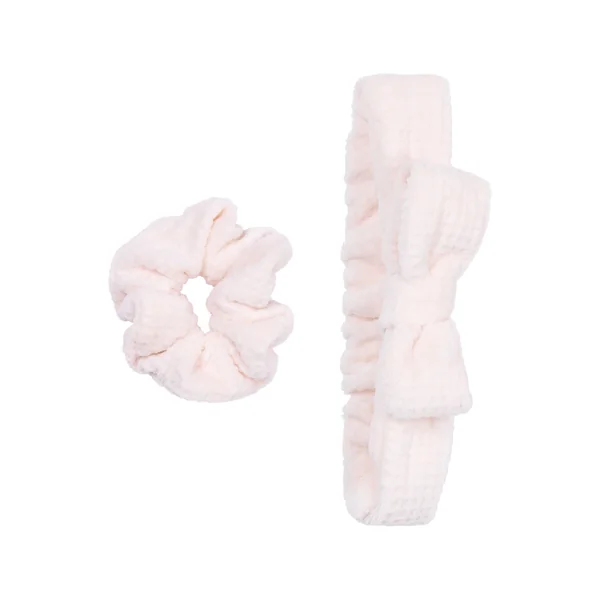 Bandeau et chouchou - Rose