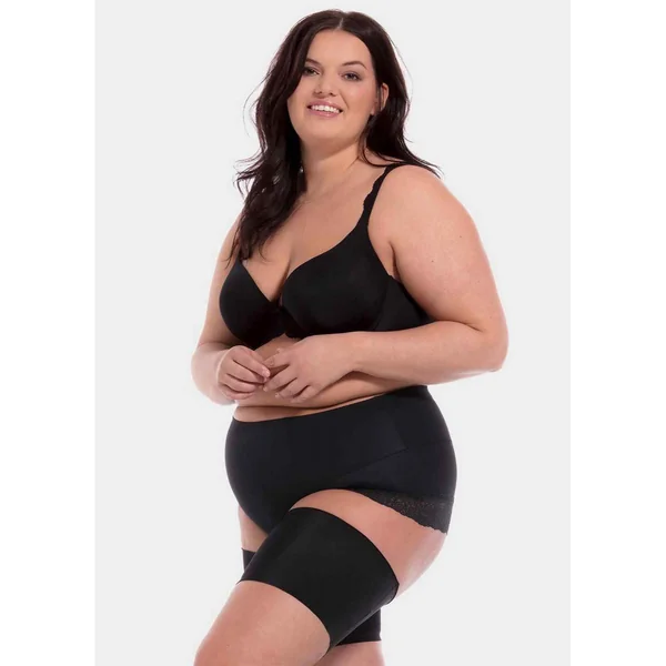 Bandes anti-frottements cuisses Noir Magic Body Fashion