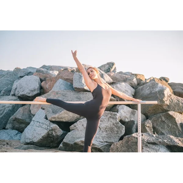 Barre Mobile Réglable Dinamica Ballet - Isa Avec Roulettes 3M