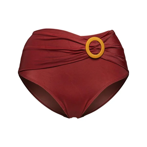Bas de Bain Taille Haute - Rouge Sans complexe bain Sans Complexe Bain