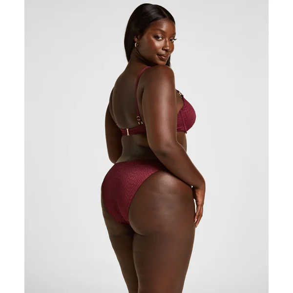 Bas de Bikini Taille Haute Gainant Aruba - Violet