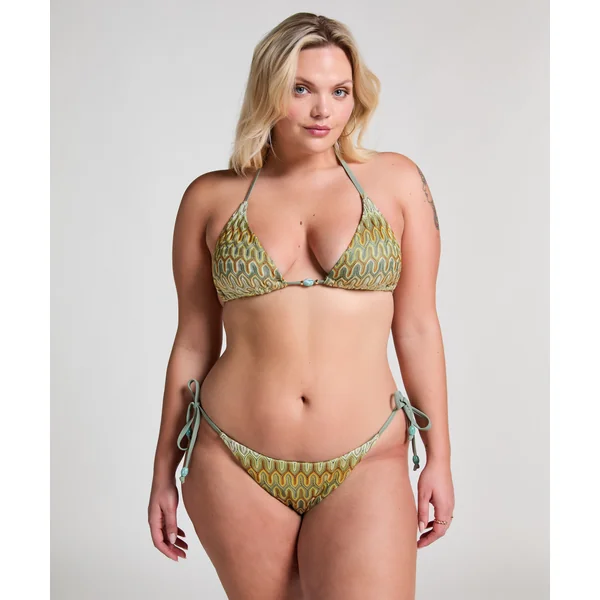 Bas de bikini à jambe haute Cali - Vert