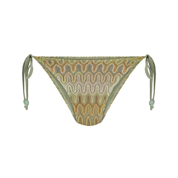 Bas de bikini à jambe haute Cali - Vert