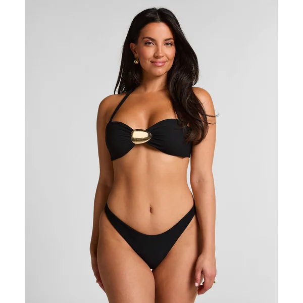 Bas de bikini échancré Cabo - Noir