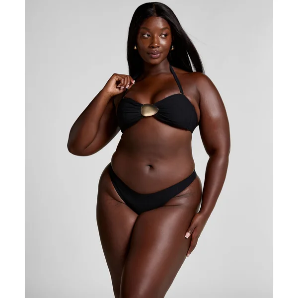 Bas de bikini échancré Cabo - Noir