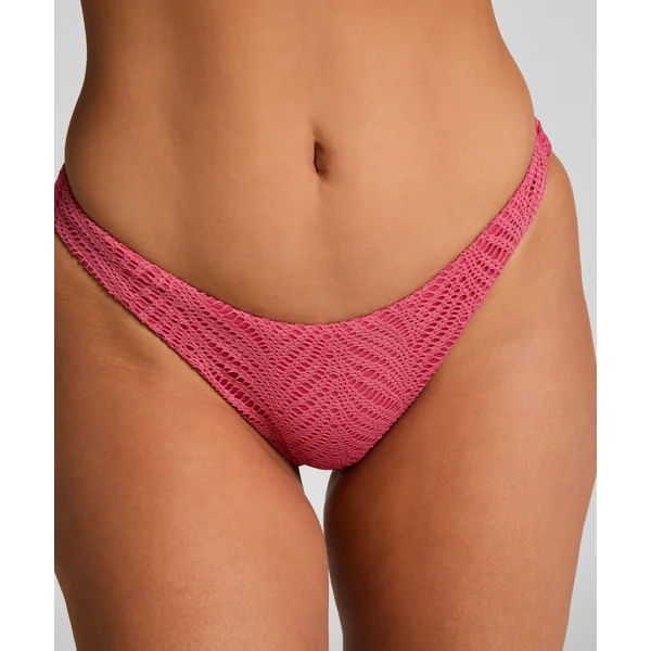 Bas de bikini échancré Lanai - Rose