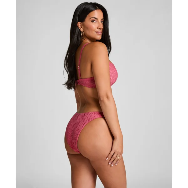 Bas de bikini échancré Lanai - Rose
