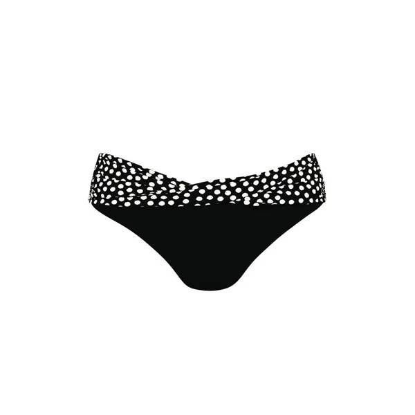 Bas de maillot de bain LIZ BOTTOM 8820-0 NOIR/BLANC