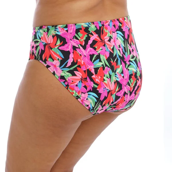 Bas de Maillot de Bain Taille Mi Haute Elomi Bain SAVANETA Noir Elomi Bain