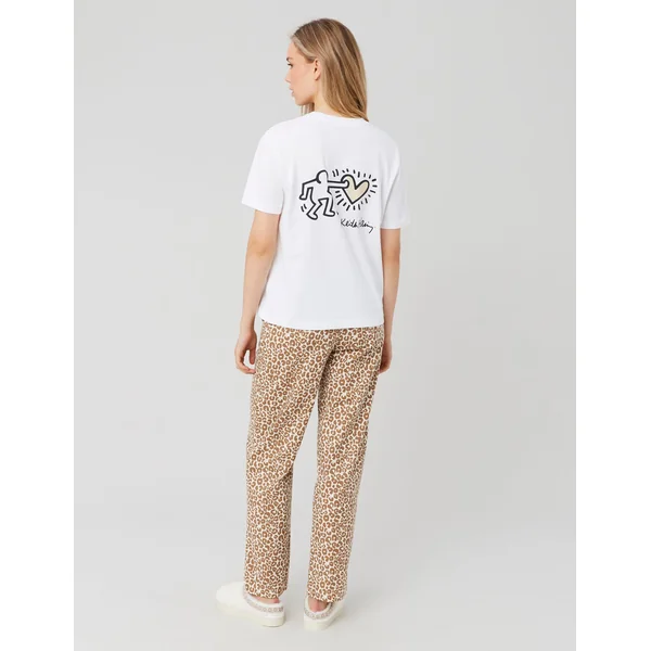 Bas de pyjama léopard Marron