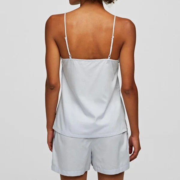 Bas de Pyjama Short Blanc en coton Karl Lagerfeld