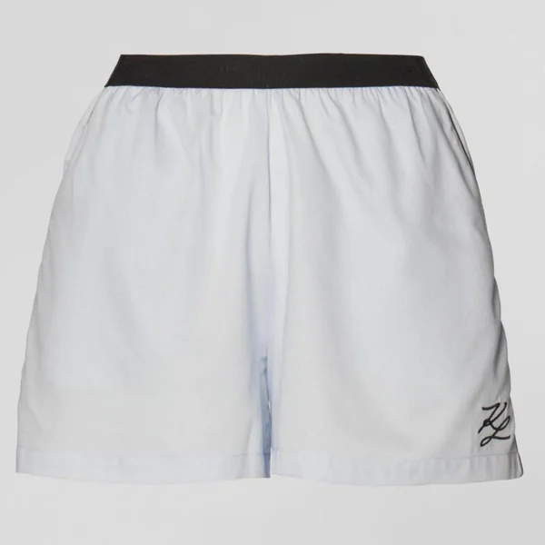 Bas de Pyjama Short Blanc en coton Karl Lagerfeld
