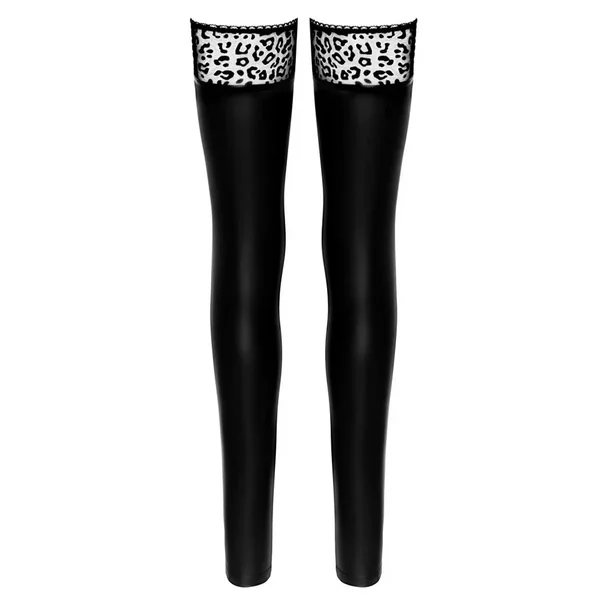 Bas wetlook noirs