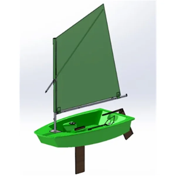 Bateau optimist OPTILENE EPLAST - Version C - Prêt à naviguer