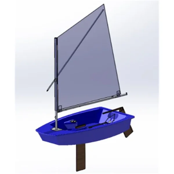 Bateau optimist OPTILENE EPLAST - Version C - Prêt à naviguer