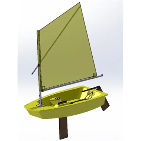 Bateau optimist OPTILENE EPLAST - Version C - Prêt à naviguer