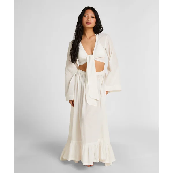 Beach Skirt Glam - Blanc