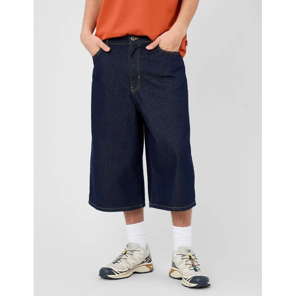 Bermuda baggy en denim Bleu moyen