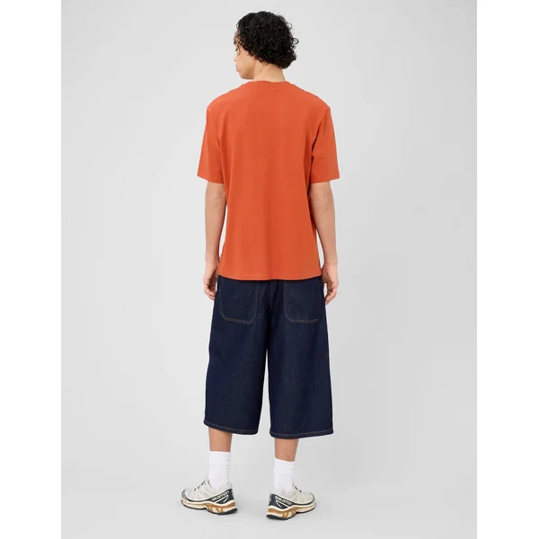 Bermuda baggy en denim Bleu moyen