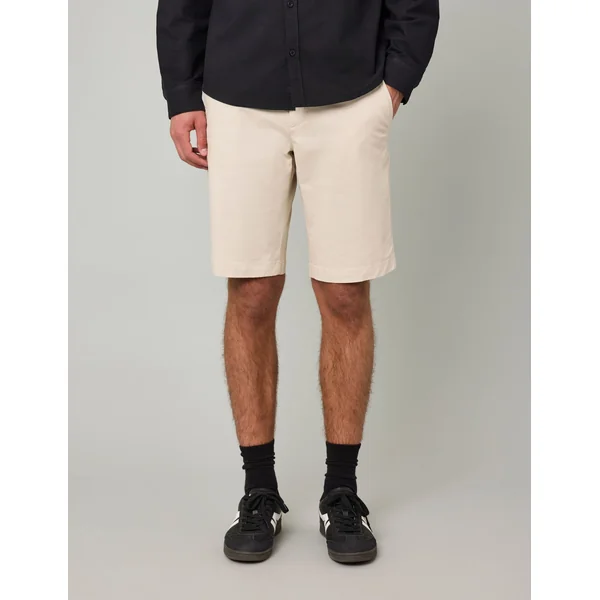 Bermuda chino Blanc cassé