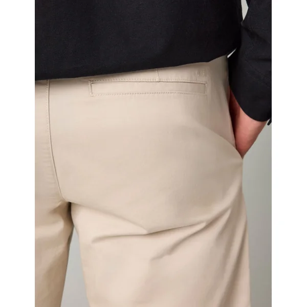 Bermuda chino Blanc cassé