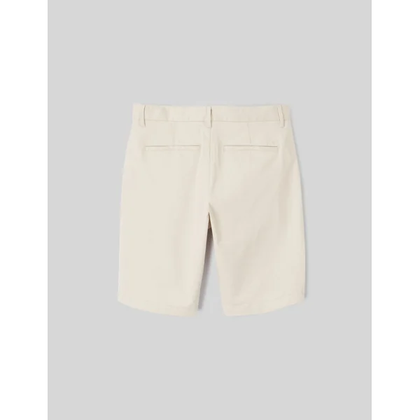 Bermuda chino Blanc cassé
