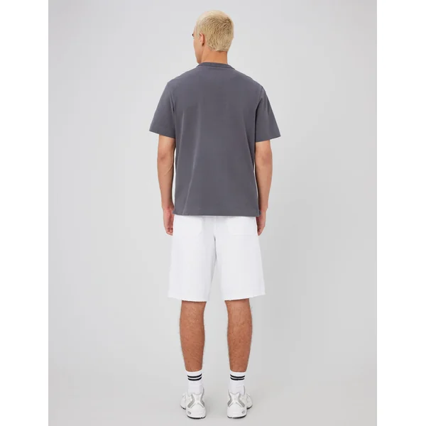 Bermuda en jean blanc fantaisie Blanc
