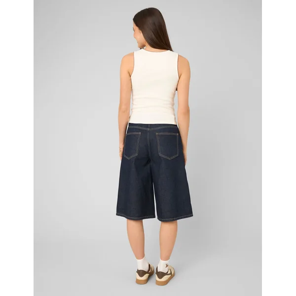 Bermuda en jean Bleu moyen