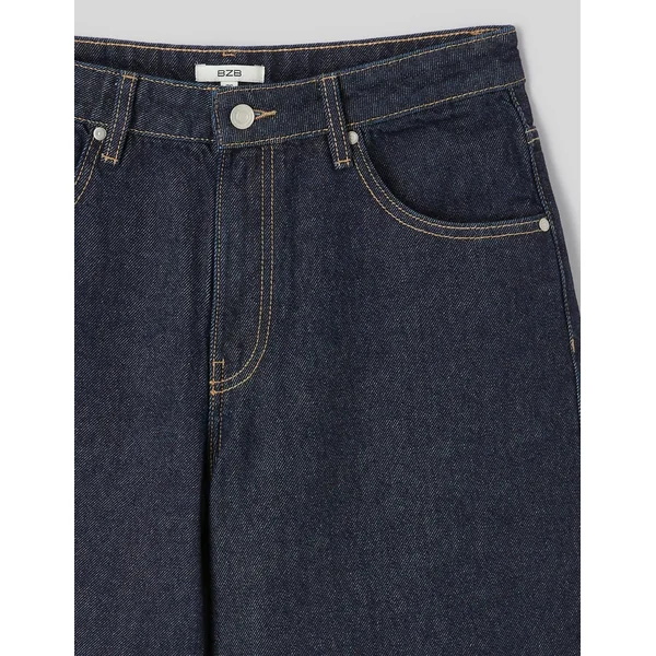 Bermuda en jean Bleu moyen