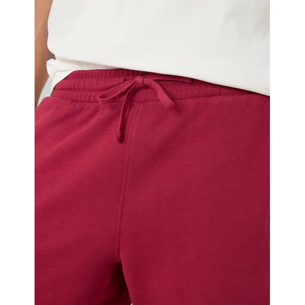 Bermuda en maille Bordeaux