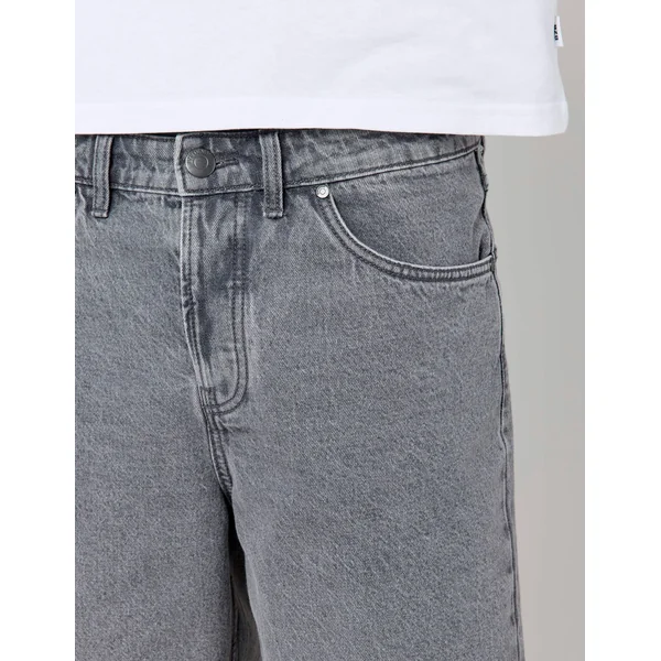 Bermuda jean gris Gris moyen