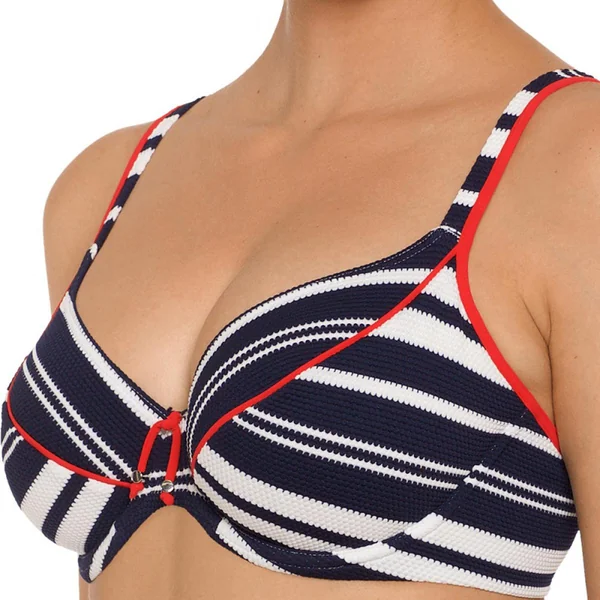 Bikini armatures tulipe bleu en tissu Prima Donna Maillot