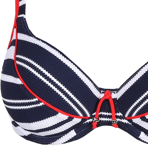 Bikini armatures tulipe bleu en tissu Prima Donna Maillot