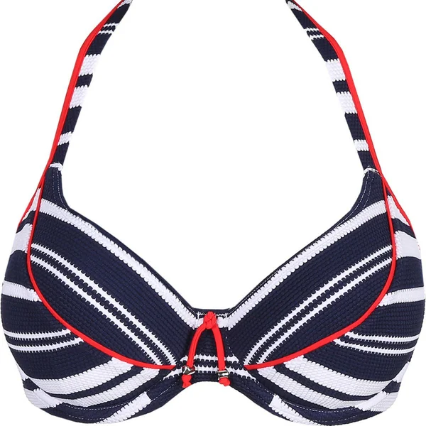 Bikini armatures tulipe bleu en tissu Prima Donna Maillot