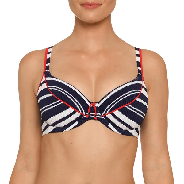 Bikini armatures tulipe bleu en tissu Prima Donna Maillot