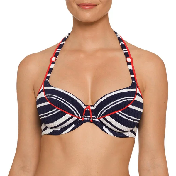 Bikini armatures tulipe bleu en tissu Prima Donna Maillot
