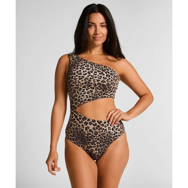 Bikini asymétrique Amalia - Marron