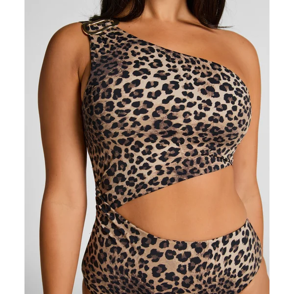 Bikini asymétrique Amalia - Marron