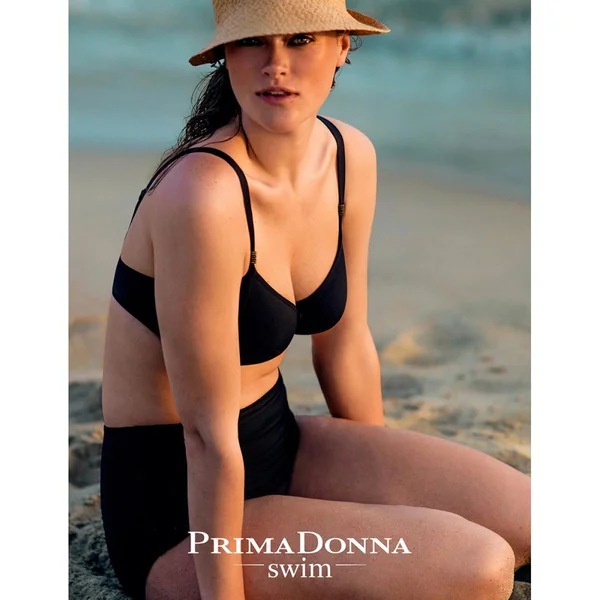 Bikini emboitant à armatures noir Prima Donna Maillot