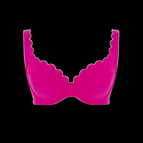 Bikini plongeant magenta Panache Maillot Spirit