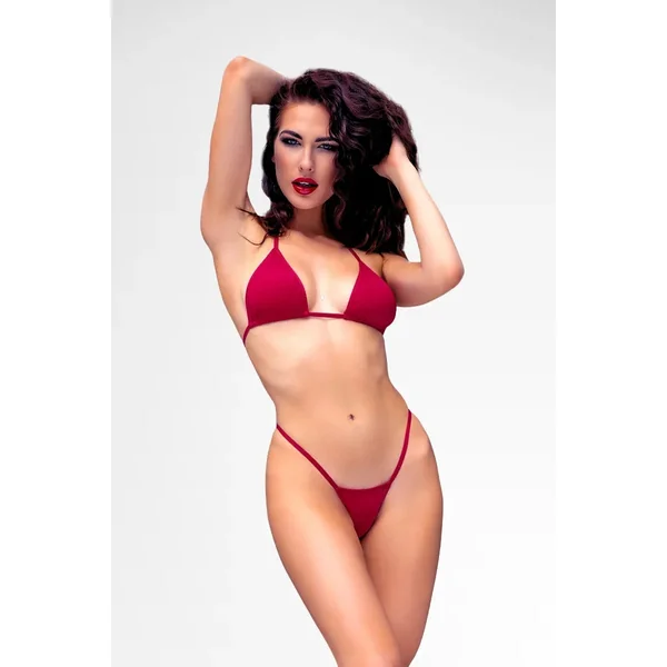Bikini string CR4449 bordeaux