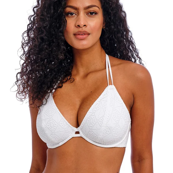Bikini Tour de cou armatures Blanc Freya Maillots