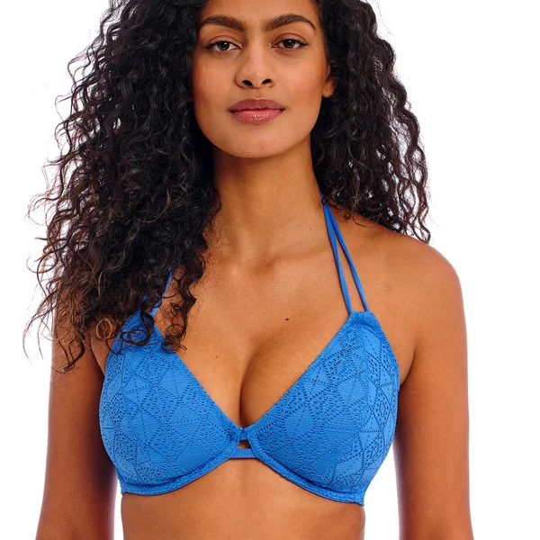 Bikini Tour de cou armatures bleu pacifique Freya Maillots