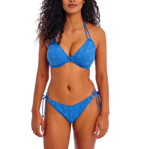 Bikini Tour de cou armatures bleu pacifique Freya Maillots