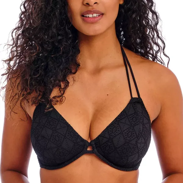 Bikini Tour de cou armatures noir Freya Maillots