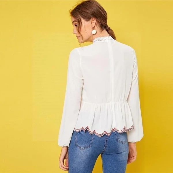 Blouse boheme chic blanche