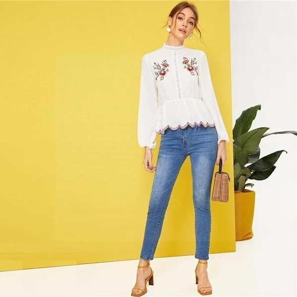 Blouse boheme chic blanche